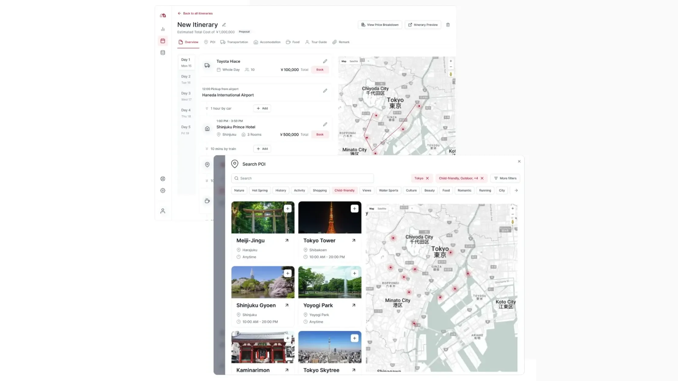 B-Travels – the agent portal